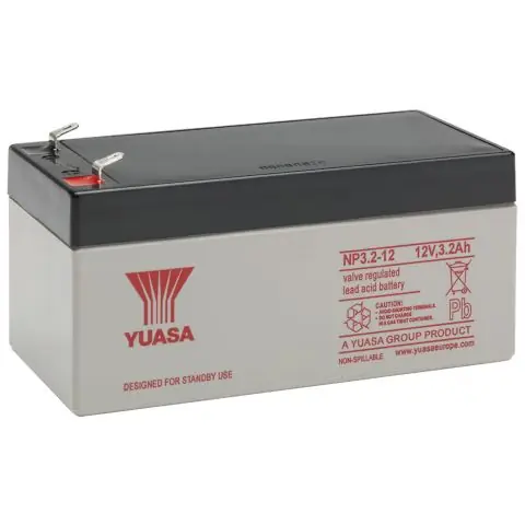 Populär Yuasa NP3.2-12 Blybatteri